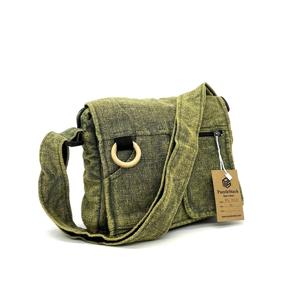 Handmade Cotton Messenger Bag